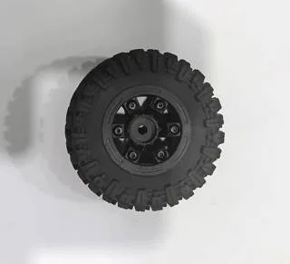 MJX HYPER GO H12Y+ (PLUS) RIMS & TYRES (P12Y10) SIZE 33MM X 83MM HEX-12MM X HOLE 5MM