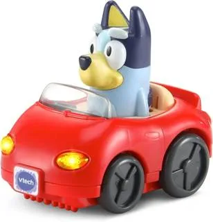 VTech Bluey Escape Convertible | Interactive Push-Along Toy Car with Bluey Figure, Sounds, Music & Pretend Play for Toddlers