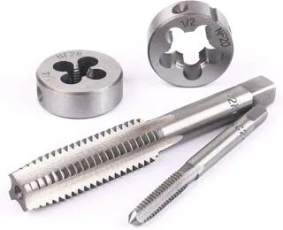 Small Tap & Round Dies Set