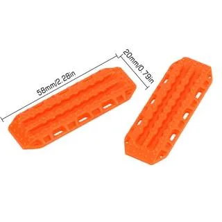 INJORA Mini Plastic Sand Ladder Recovery Ramps Boards Scale Accessories for 1/24 1/18 RC Crawlers