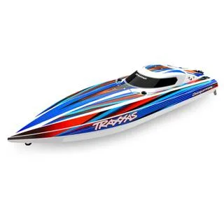Traxxas Disruptor VXL-4s RC Boat With Self Righting Red