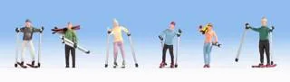 NOCH 15827 SKIERS FIGURE HO SCALE