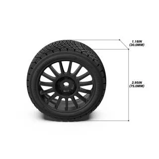 Rlaarlo Assembled Wheel Set For XTS-F10 RC Rally Car