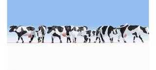 NOCH 15725 COW BROWN WHITE FIGURE HO SCALE