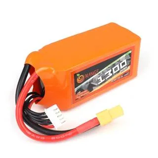 Lipo 1300mAH 4S 100C 14.8V Orange Lipo Battery