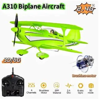 WLtoys Remote-Controlled Aircraft A310 Brushless Motor 3D/6G With Gyroscope Dual Wings Four Channel Airplane