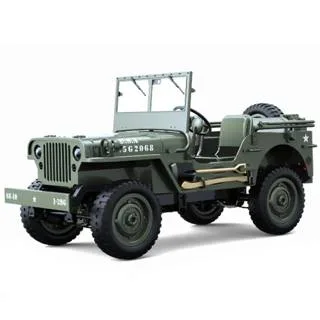 JJRC C8815 1/10 4x4 Military Willis Jeep RC Crawler | India — Grey