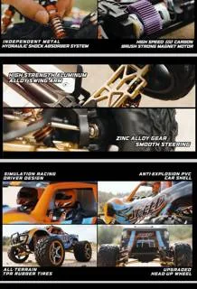 WLTOYS 104009 1:10 2.4G RACING RC CAR 45KM/H 4WD LARGE ALLOY ELECTRIC