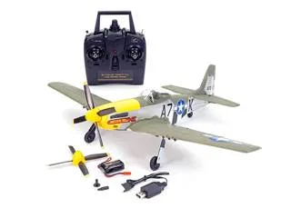 Volantex P-51D Mustang Green 4ch 500mm Brushless With Gyro RTF
