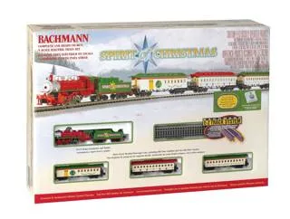 BACHMANN N SCALE 1:160 SPIRIT OF CHRISTMAS READY TO RUN TRAIN SET-24017