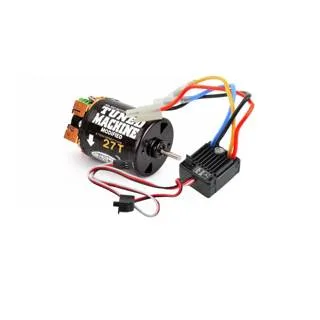 27T 540 Brushed Motor with Hobbywing QuicRun 1060 ESC – High Torque RS-540 Combo for 1/10 RC Cars
