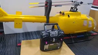 RC ELECTRIC HELI 500 SCALE BODY BO-105 WITH ALIGN MECHANICS-RTF